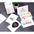 Billig Custom Design Happy Birthday Karte mit Umschlag